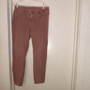 Maurices Plum Tone Mid Rise Skinny Jegging Sz 16W Reg